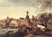 Italian Landscape with Bridge  ddd